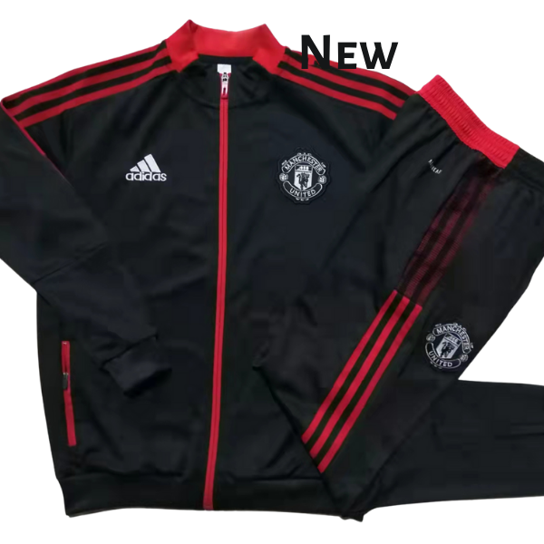Man United Black kids tracksuit 2020/2021