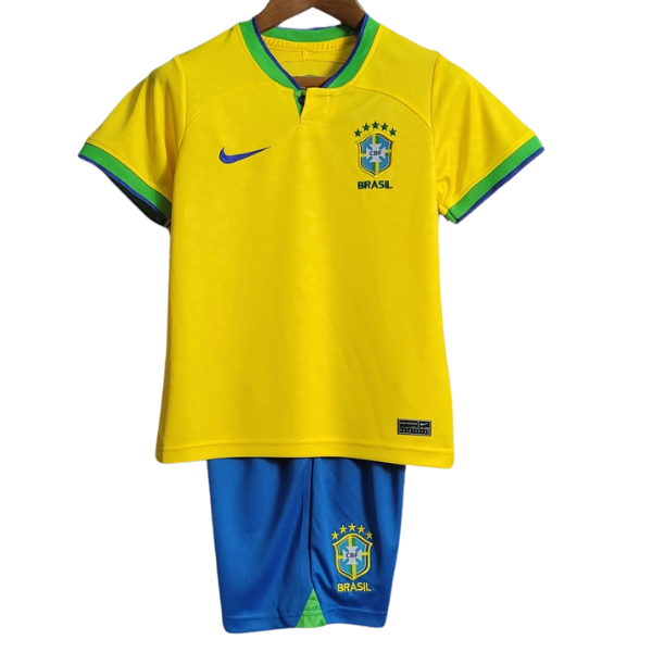 Brazil Home Kids Kit 2022/2023