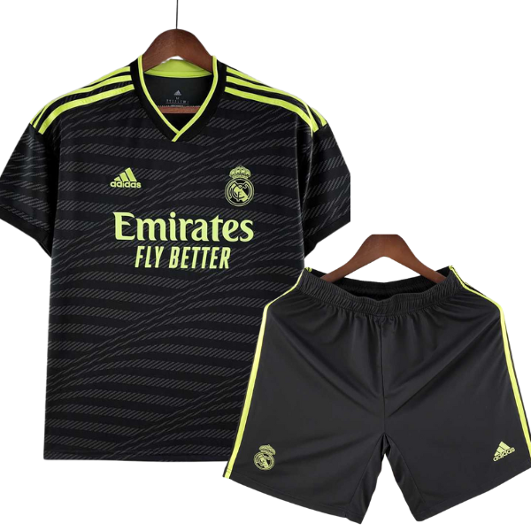 Real Madrid Third Kids Kit 2022/2023