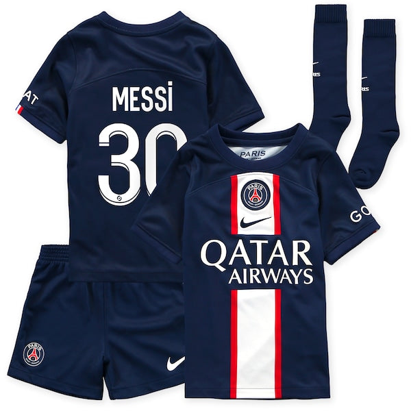 Messi Paris Saint Germain Home Kids Kit  2022/2023