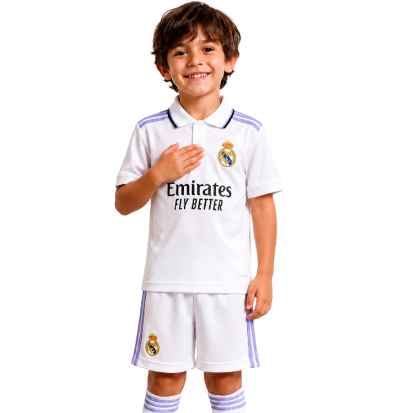 Real Madrid Home Kids Kit 2022/2023
