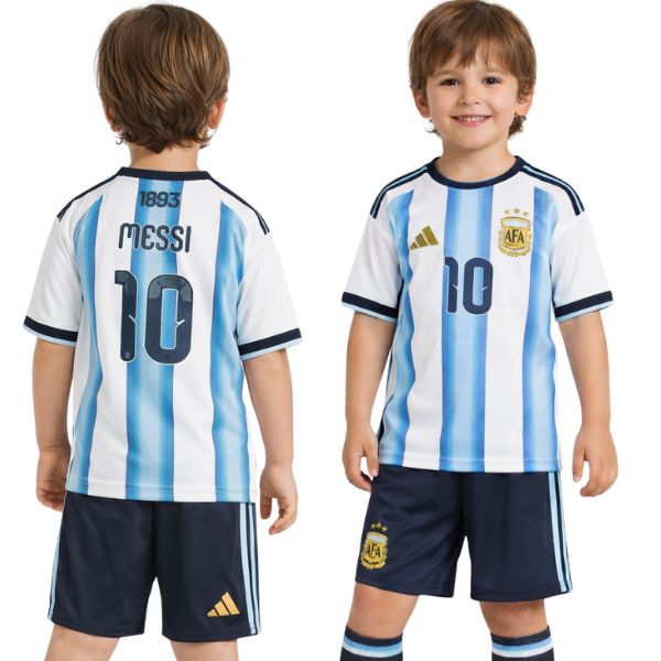 Argentina Home Messi Kids Kit  2026