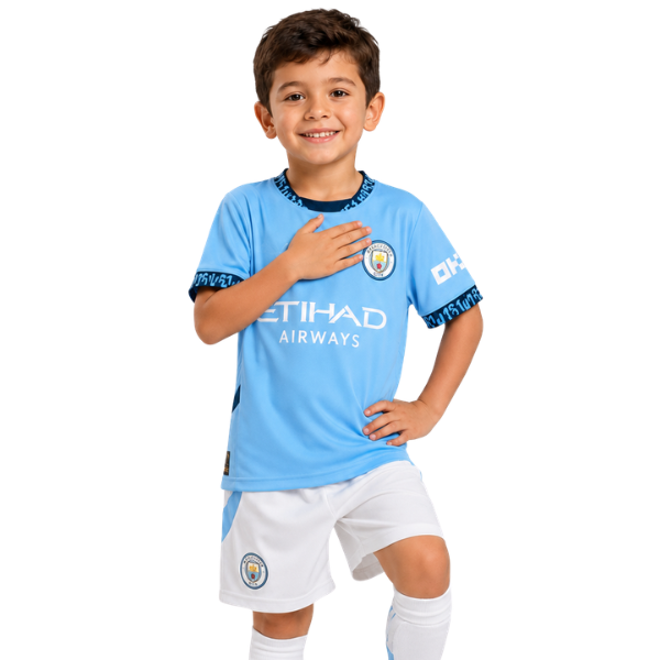 Manchester City Home Kids kit 24/25
