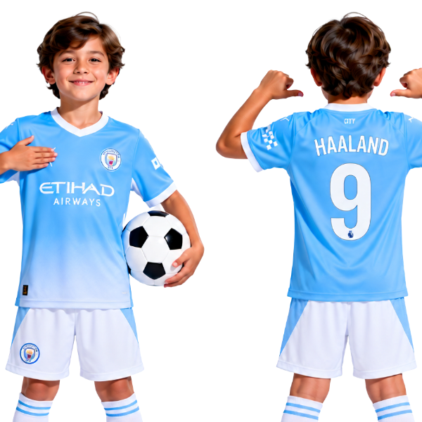 Manchester City Home  Haaland Kids kit 26/27