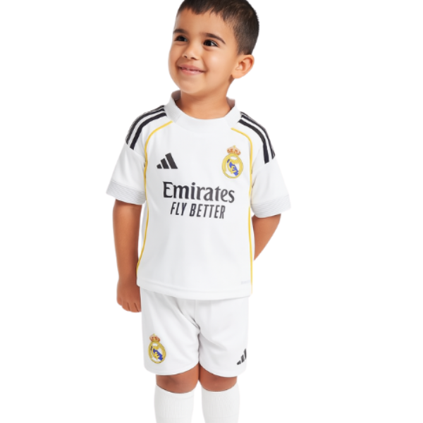 Real Madrid Home kids kit 2025/2026