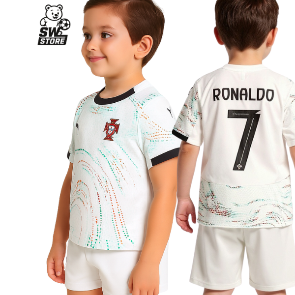 Portugal Ronaldo Away kids kit 25/2026 - sw store