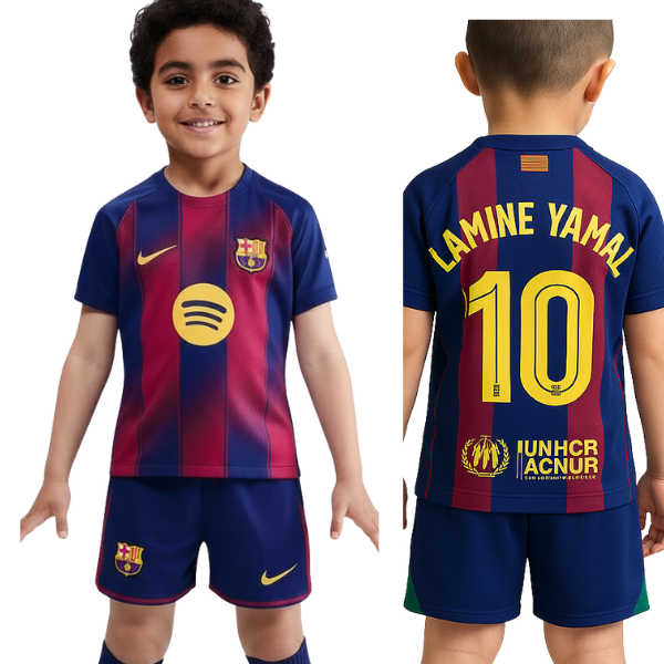 Barcelona LAMINE YAMAL Home Kids Kit 2025/2026