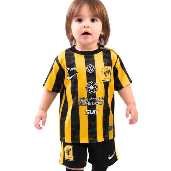 Al-Ittihad Home Kids Kit 2025/2026