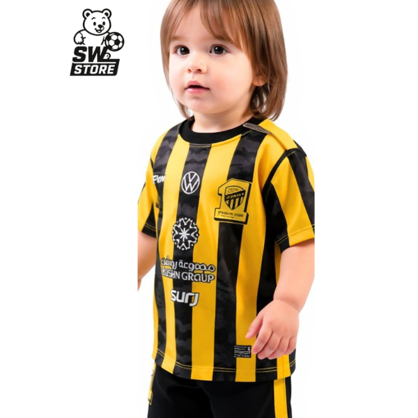 Al-Ittihad Home Kids Kit 2025/2026