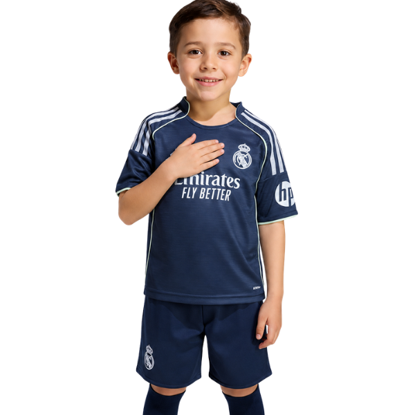 Real Madrid Away kids kit 25/2026