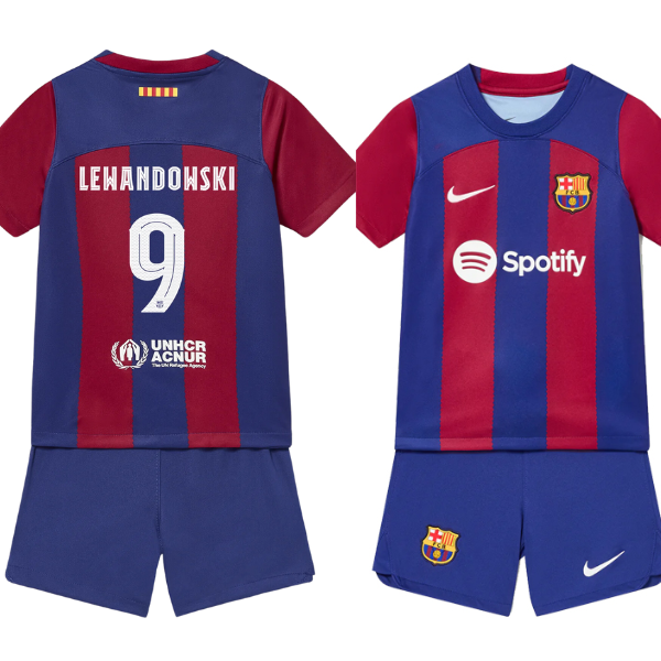 Lewandowski Barcelona Home Kit  23/24