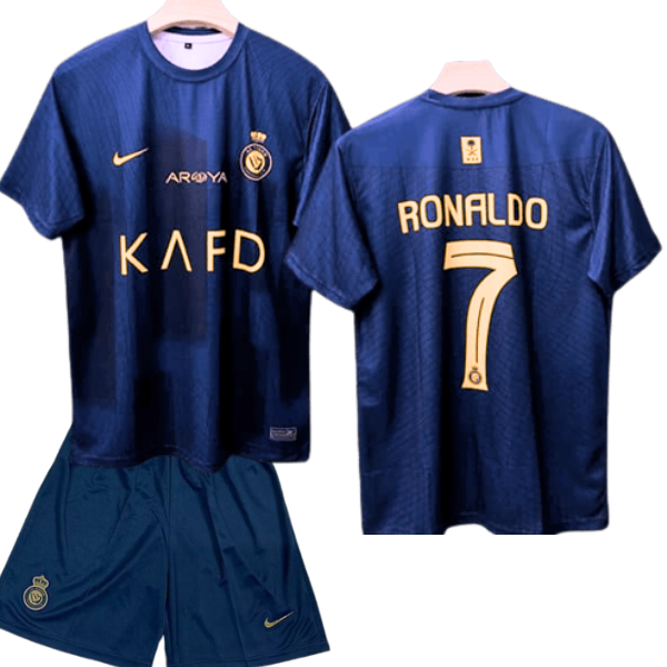 Al Nassr Ronaldo Away Kids Kit 2023/2024