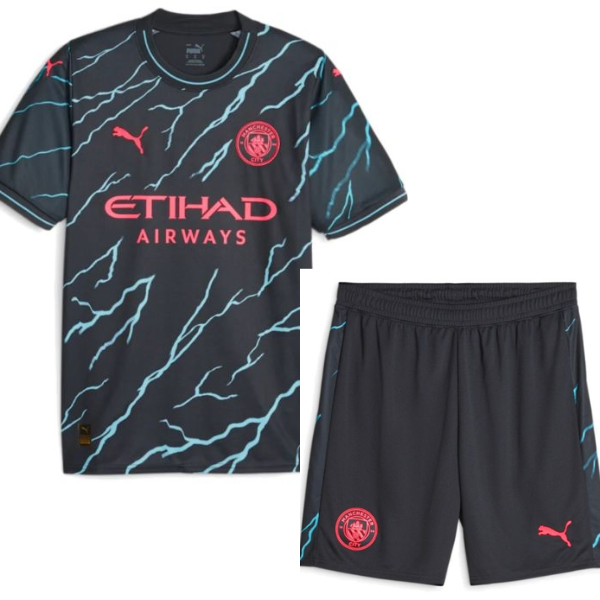 Manchester City Third Kids Kit 2023/2024