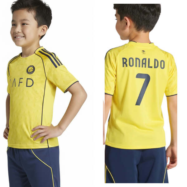 Alnassr Ronaldo Home kids kit 25/2026 - sw store