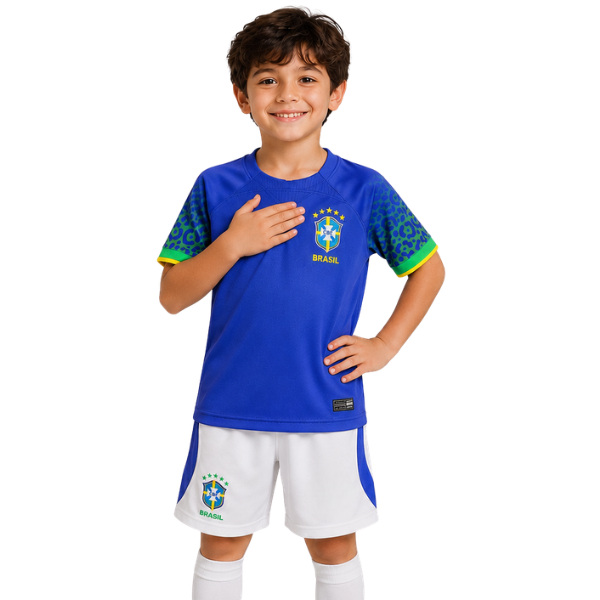 Brazil Away Kids Kit 22/23