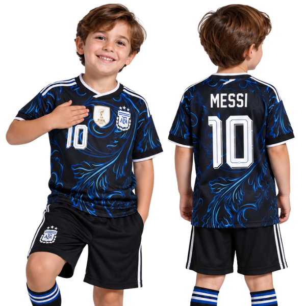 Argentina Away Messi Kids Kit  2026