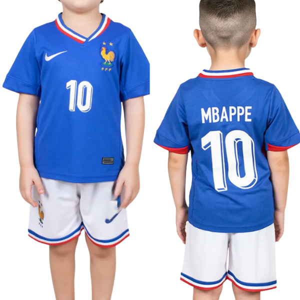 France Mbappe Home Kids Kit 2024/2025