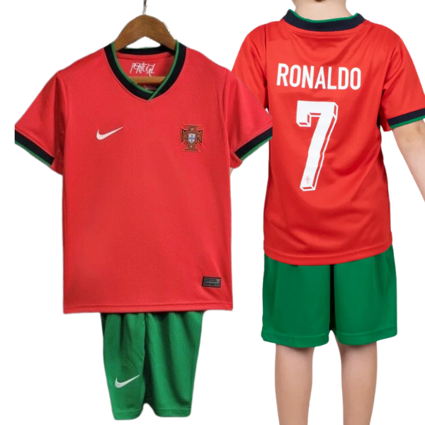 Portugal Ronaldo Home Kids Kit 2024/2025