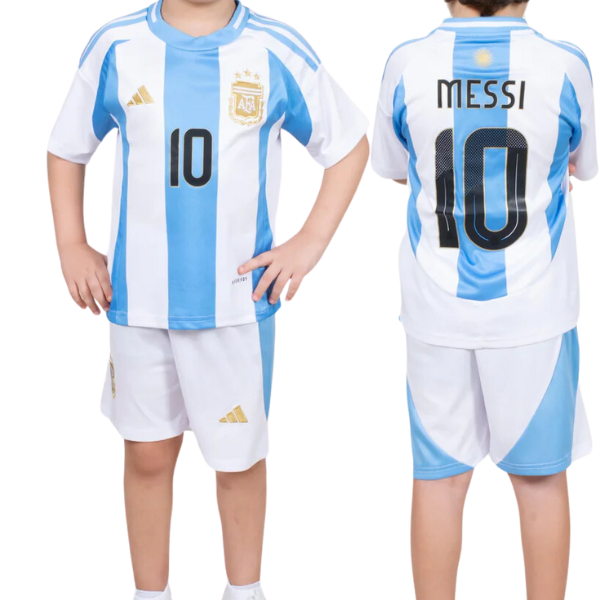 Argentina Home Messi Kids Kit 2024/2025