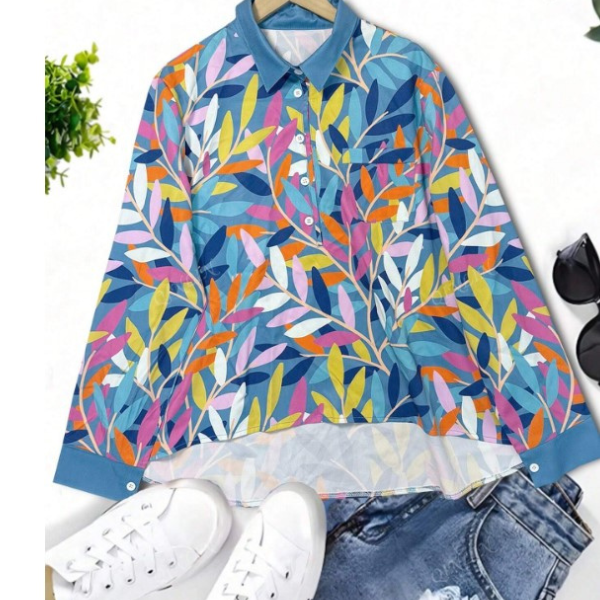 Casual Floral Shirt for Women