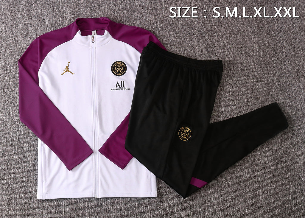 Psg Football Tracksuit Psg Tracksuit Purple And White Paris Saint