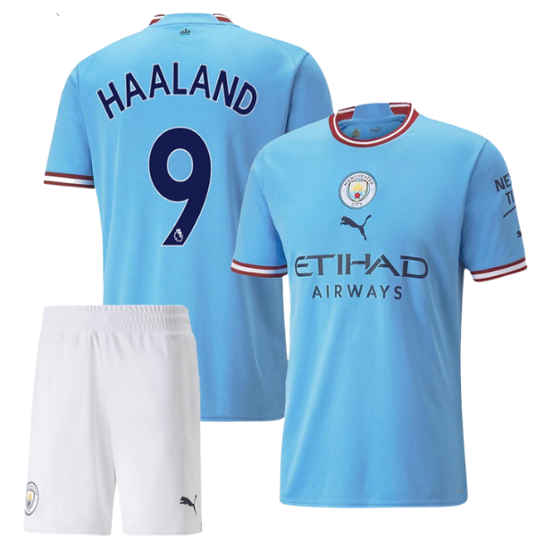 Manchester City Haaland Home Kids Kit 2022/2023
