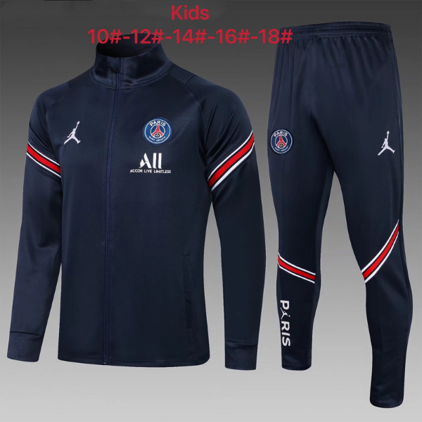 Paris Saint Germain Blue kids tracksuit 2021/2022