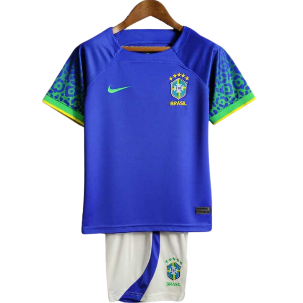 Brazil Away Kids Kit 2022/2023