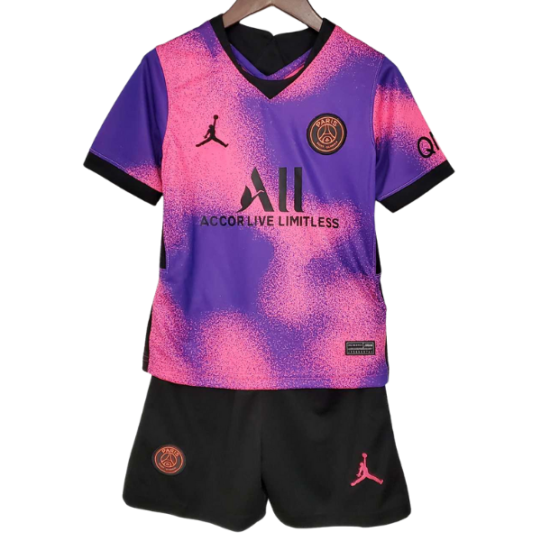Paris Saint Germain Jordan away Kids Kit 2020 2021