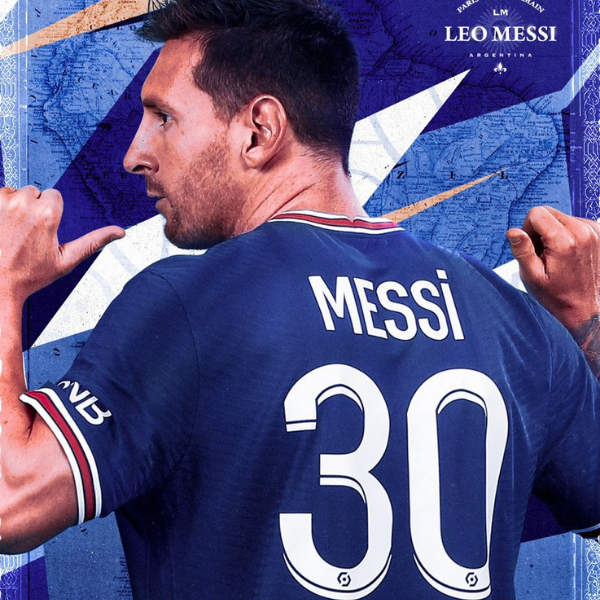 Paris Saint Germain 2021/2022 shirt number 10 messi