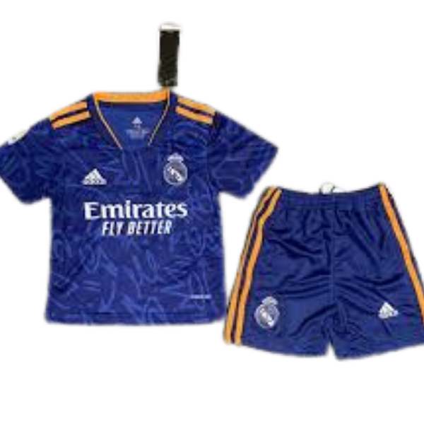 Real Madrid Away Kids Kit 2021/2022