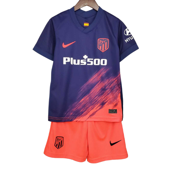Atletico Madrid Away Kids Kit 2021/2022