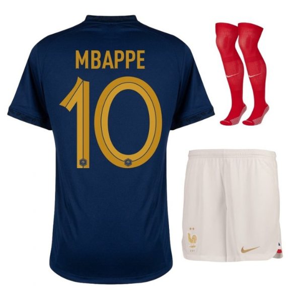 France Mbappe Home Kids Kit 2022/2023